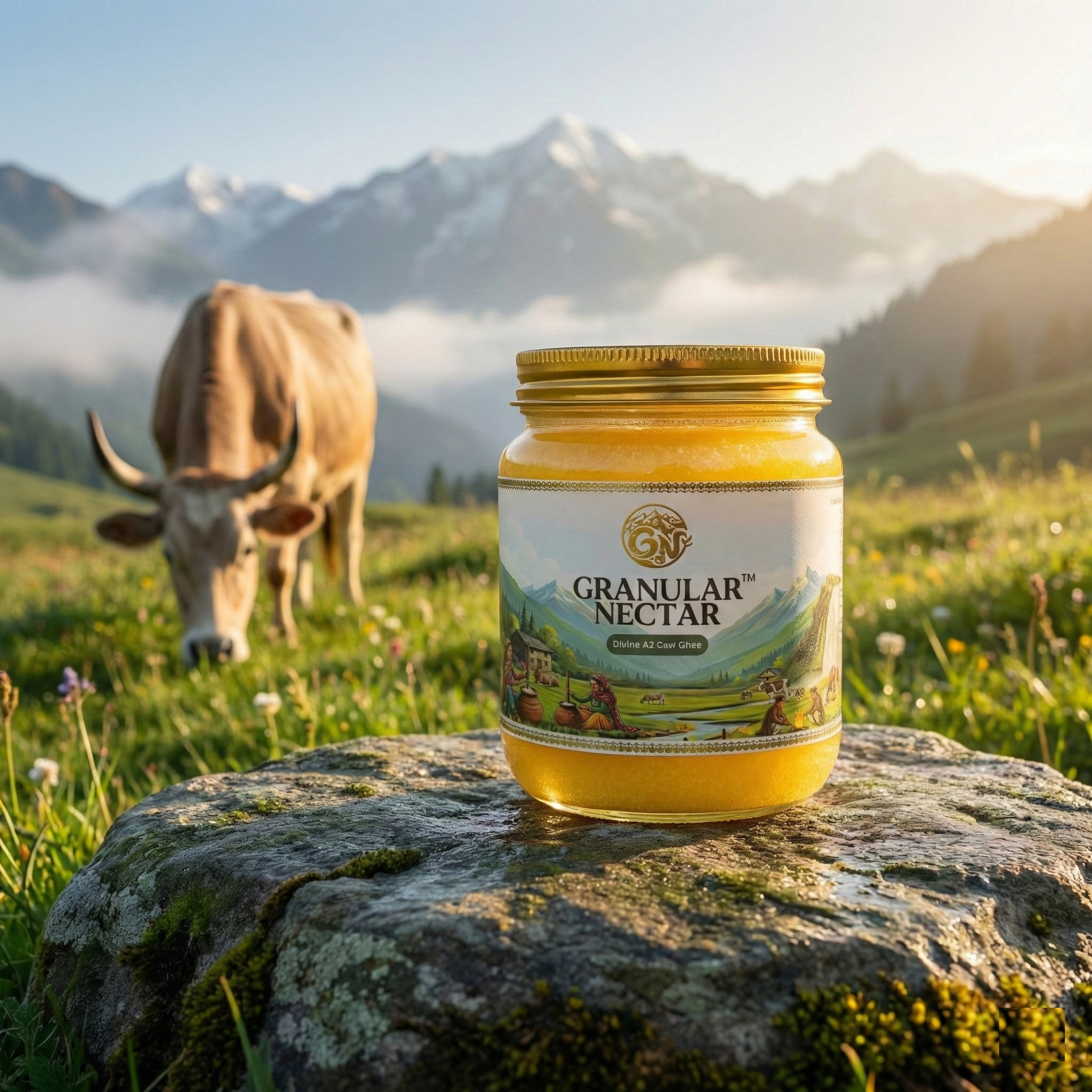 Himalayan Pahadi A2 Cow Ghee - 1 Litre 3